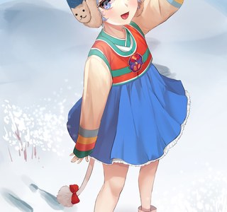 귀여운 모닝글 엘린