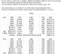 어느 회사의 체육대회 기록