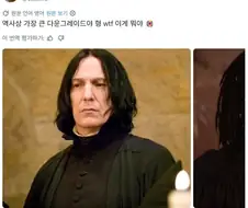 솔직히 뉴 해리포터에서 스네이프 캐스팅 좋음