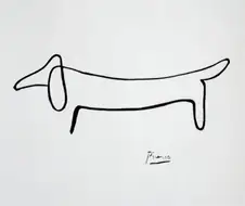 오직 선 하나로만 그린 그림
