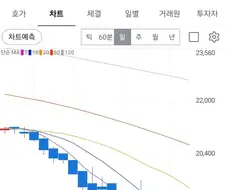 주가지수 급등락 속에 안정적인 흐름을 보여주는 주식