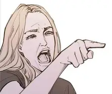 고양이한테 소리지르는 만화