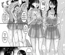 지구온난화에 땀 뻘뻘 흘리는 여고생.manga
