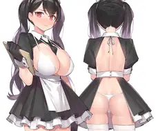 후방) 이해가 안가는 메이드 복장