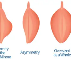 망가작가를 위한 다양한 소음순 모양