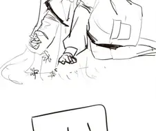 블루아카) 아리스가 네잎 클로버 찾는 manhwa