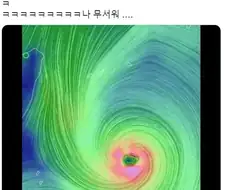 강한 태풍은 6각형이다