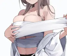 (후방) 적당한 가슴 크기