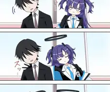 블루아카) 지하철에서 자는 센세 manhwa