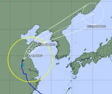 덜 여문 열돔으로 인해 결국 한반도로 꺽인 태풍 바비