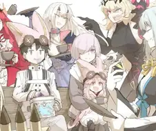 FGO)아발론 맴버로 발렌타인 만화