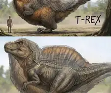 좀 다른 티라노 사우르스 상상도
