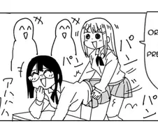 여고생끼리 임신세수하는 만화