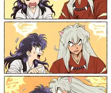 후방주의) 부부싸움하는 이누야샤 가영이 만화