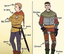 1렙 모험가와 10렙 모험가의 씀씀이 차이