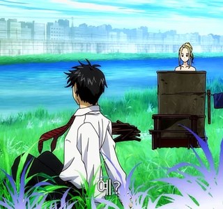 노숙자 생활하면서 드럼통 목욕에 감동한 주인공