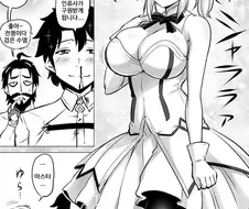 fgo) 세이버 릴리옷을 입은 창밥