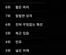 톰보이 허용가능 난이도 TOP 8