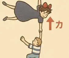 마녀 배달부 키키의 한 장면을 올바른 근육량으로 다시 그림.jpg