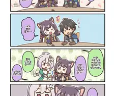 프리코네)새치 뽑는 만화.manwha