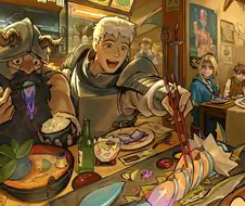 포켓몬 세계에 간 던전밥 일행