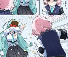 블루아카)도깨비 퇴치하는 호시노 manhwa