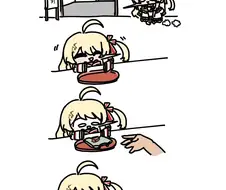 버튜버) 핫산) 고급 스테이크를 우메우메 하러 간 카나데.manga