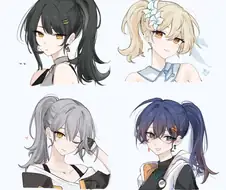 [명조,원신,스타레일,젠레스] 포니테일 여주인공들