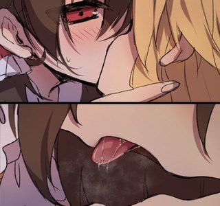 백합)자는사이에 키스했는데 3자한테들킴