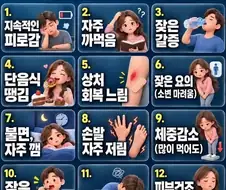 초기 당뇨 신호 12가지