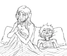 블리치) 뜨밤 보낸 이치고 오리히메