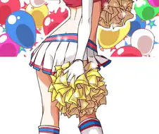 @) 치어리더 복장을 입은 아이돌