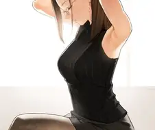 우아한 안경녀 겨드랑이