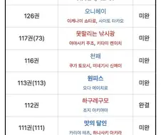 100권 넘는 일본만화