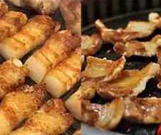 두꺼운 삼겹살 vs 얇은 삼겹살 선택은?