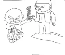 증조할배) 초능력 만화