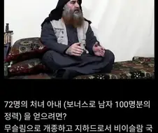 건포도 72알 노리고 살자 폭탄하는 테러범....