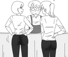 알바 하면서 딸감 모으는 만화.Manwha