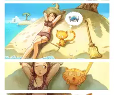 물고기에게 잡아먹히는 만화.manwha