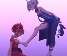 [수성의마녀]슬레타를 길들이는 미오리네