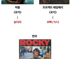 영화 로키하면 가장 먼저 떠오른건??