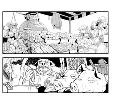 "우리 오크는 고기라면 무엇이든 좋아했다"