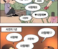 그 사람이 날 덜 사랑한다고 깨달을때.manga
