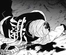 귀멸) 애니에서 텐겐이 받은 선물.manga