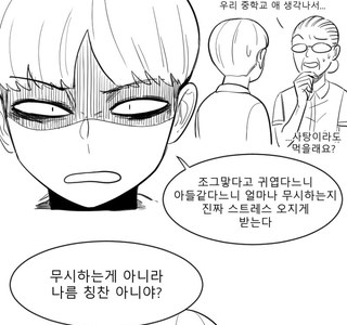 귀엽다고 하는게 싫은 만화