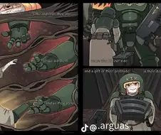 워해머.)작고 귀여운 가드우먼 만화.manga