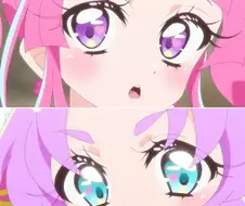 동공에 하트를 띄우는 여중생들