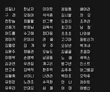 2025 개명 신청자 명단
