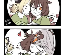 명일방주) 키스캠에 찍힌 사일런스 망가.manga