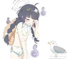 블루아카)미유와 갈매기.manwha